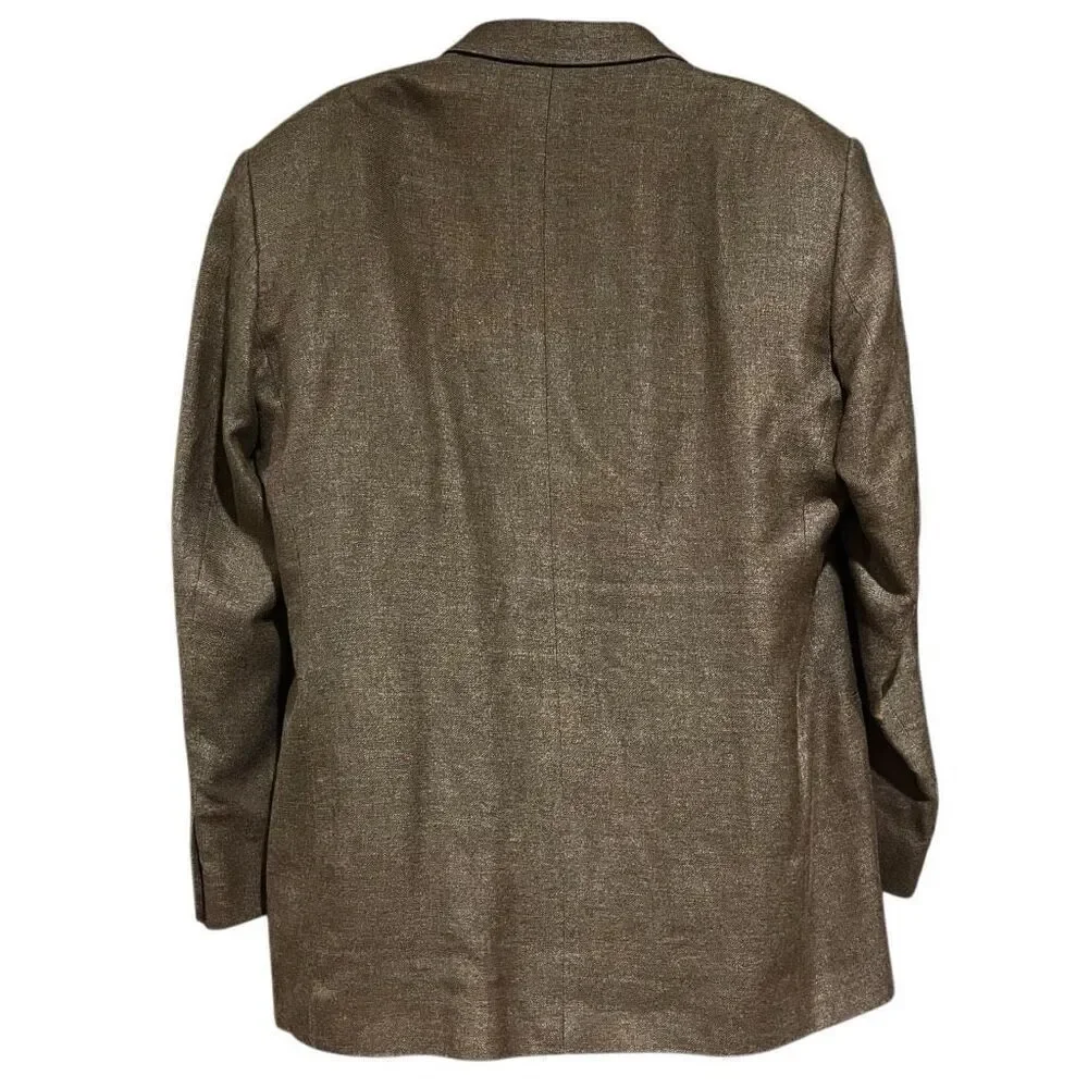 Vito Rufolo Brown Suit Jacket Sports Coat Blazer Men’s 46R